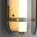 Modern nordic designer glass and mirror decorative wall light