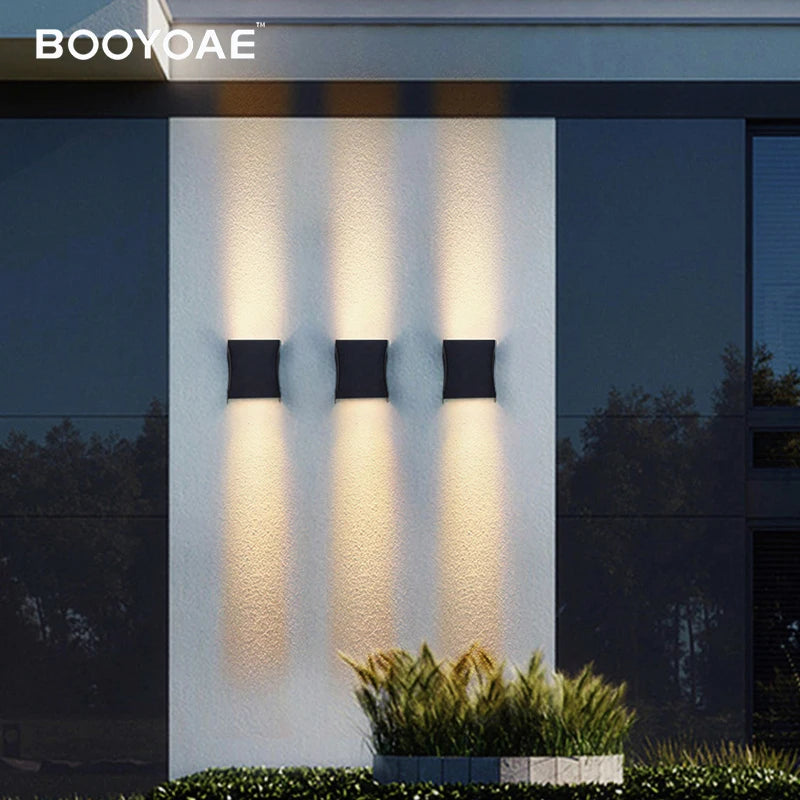 Outdoor LED wall light for staircase, entrance, balcony, garden, porch, terrace, waterproof