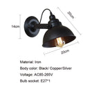 Adjustable vintage industrial wall light retro loft style