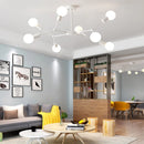 Modern multi-head chandelier for creative interiors