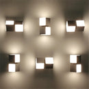 Modern waterproof LED outdoor wall light for decorative garden and pathway