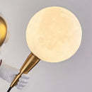 Nordic LED astronaut moon wall light for bedroom, kitchen, study, hallway