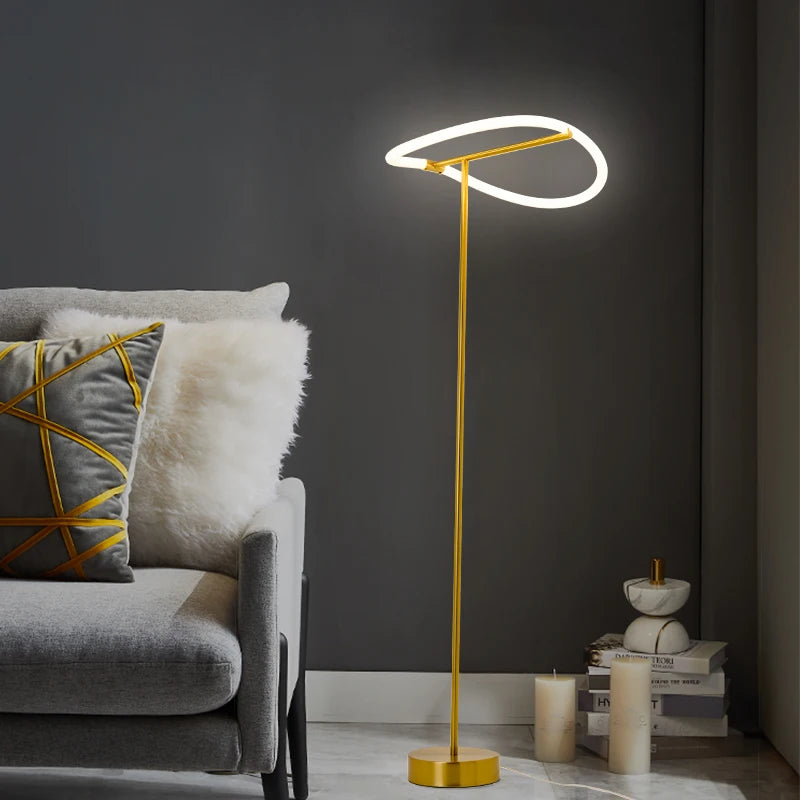 Designer pendant light in elegant music note shape
