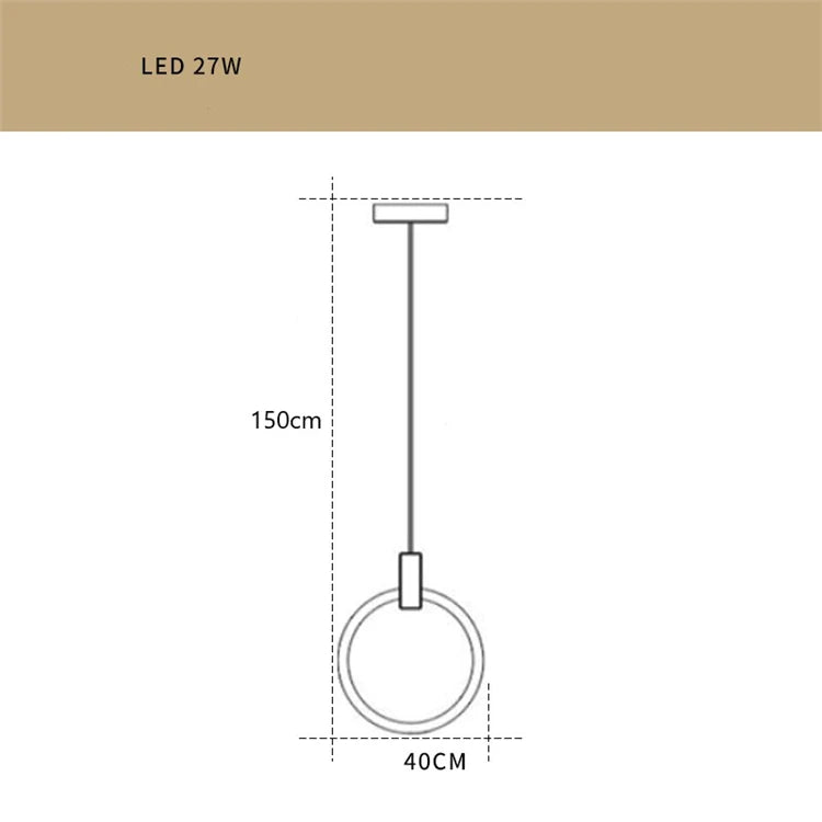 Loft style LED pendant chandelier for staircase - vue 14 sur 17