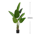 Tropical artificial potted tree for indoor and outdoor decoration