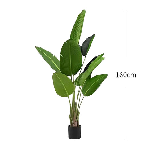 Tropical artificial potted tree for indoor and outdoor decoration - vue 6 sur 8