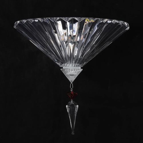 Modern crystal wall light with mirror - vue 6 sur 6