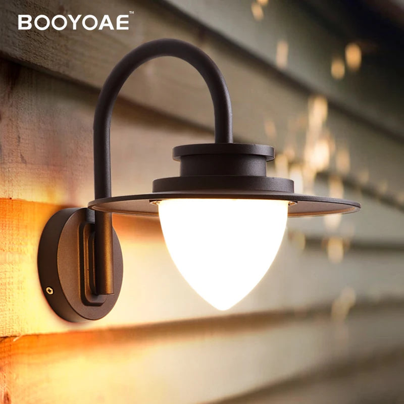 Outdoor wall light terrace lamp 110V waterproof porch and garden wall lamp