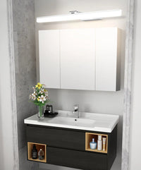 Moisture-resistant vanity mirror wall light