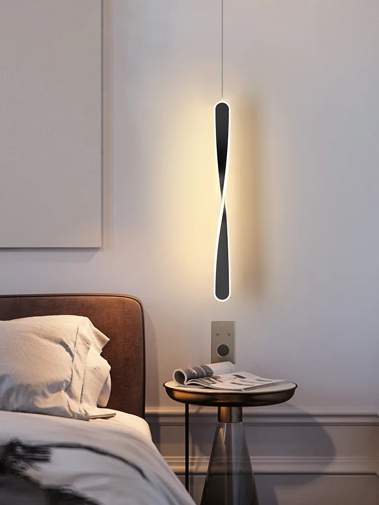 Modern Nordic minimalist art deco LED pendant light