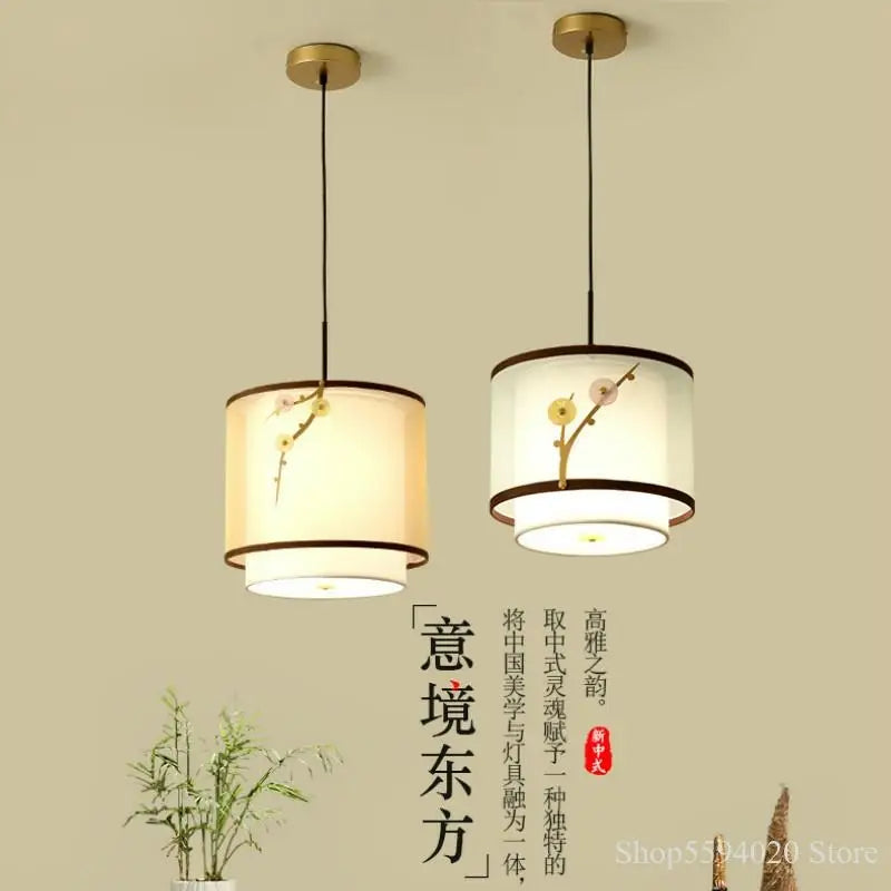 Zen copper pendant light for modern interior décor