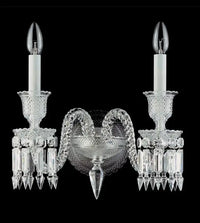 Crystal wall light for indoor and wedding lighting