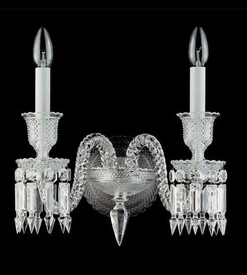 Crystal wall light for indoor and wedding lighting
