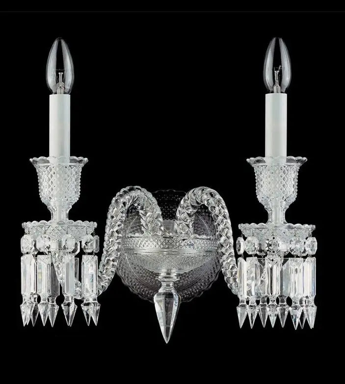 Crystal wall light for indoor and wedding lighting