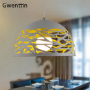 Modern eggshell pendant light for interior decoration