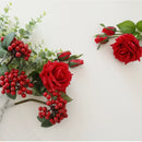 Artificial latex flower for realistic floral decoration
