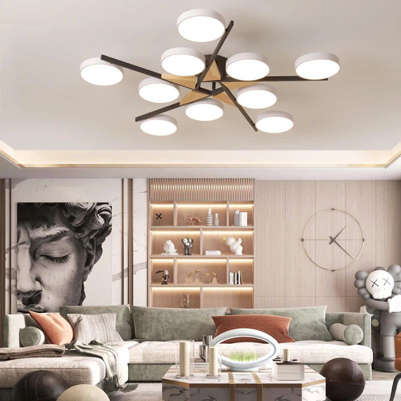Modern nordic creative chandelier for restaurant and office
