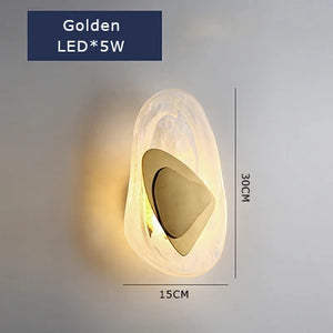 Luxury LED wall light for elegant interior decoration