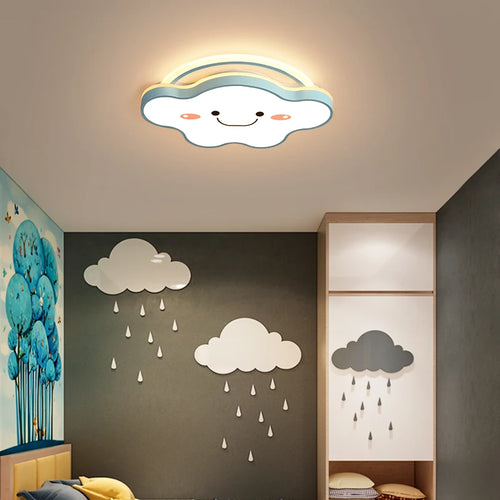 Modern nordic LED ceiling light for children's and students' bedrooms - vue 2 sur 12