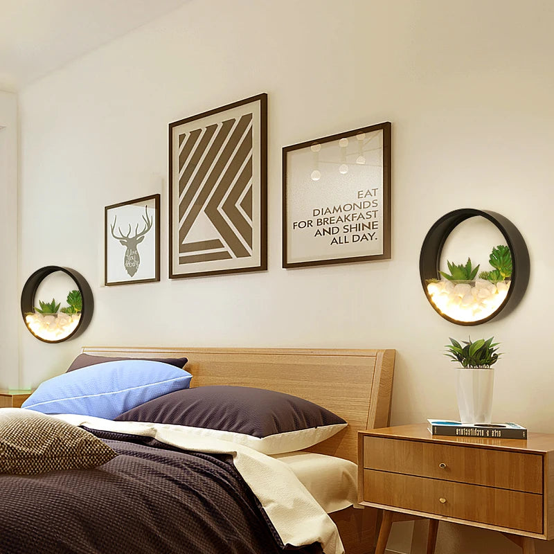 Modern LED wall light for home interior - vue 5 sur 18