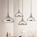 Vintage glass pendant light for dining room and office E27