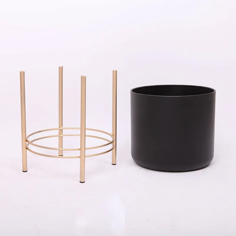 Nordic creative wrought iron vase for succulents - vue 4 sur 6