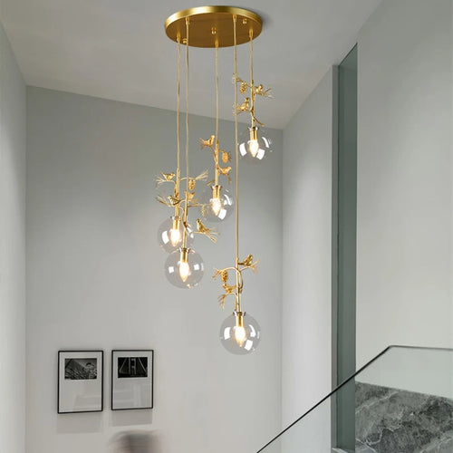 Modern glass pendant light for elegant interiors - vue 7 sur 15