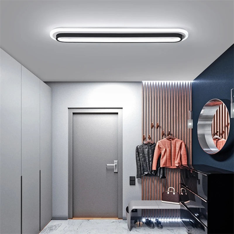 plafonnier led moderne pour intérieur et bureau élégant - vue 3 sur 10