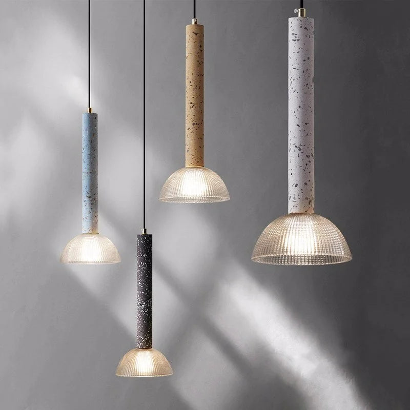 Terrazzo pendant light for modern kitchen and bar