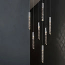 Modern Nordic crystal chandelier for contemporary spaces