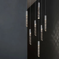 Modern Nordic crystal chandelier for contemporary spaces