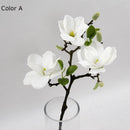 Artificial magnolia flower heads for wedding and party decoration