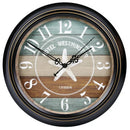 retro silent wall clock shabby chic style home decor
