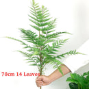 Set of 2 large artificial tropical palm plants for indoor decoration