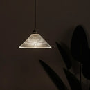 Nordic brass and glass pendant light retro American style