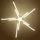 Modern remote controlled aluminium acrylic smart pendant chandelier
