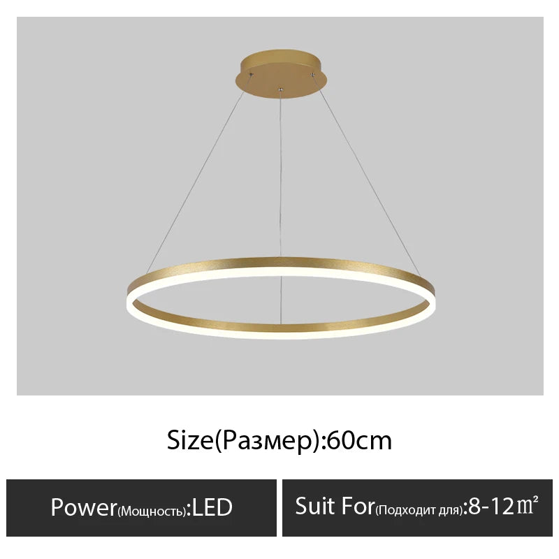 Modern chandelier for decorative indoor suspended lighting - vue 18 sur 18
