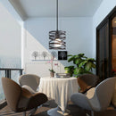 Modern vintage spiral LED pendant lamp