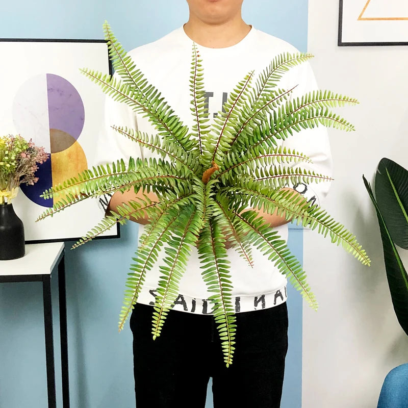 Large artificial fern decorative palm tree for outdoor use