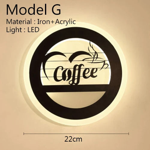 Modern acrylic wall light in American style for elegant interiors - vue 12 sur 23