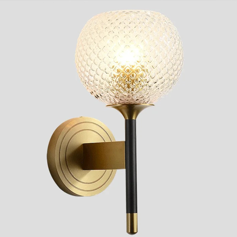 Nordic LED wall light with indoor lampshade - vue 4 sur 6