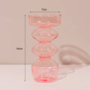 Classic retro glass candle holders for wedding and home decoration
