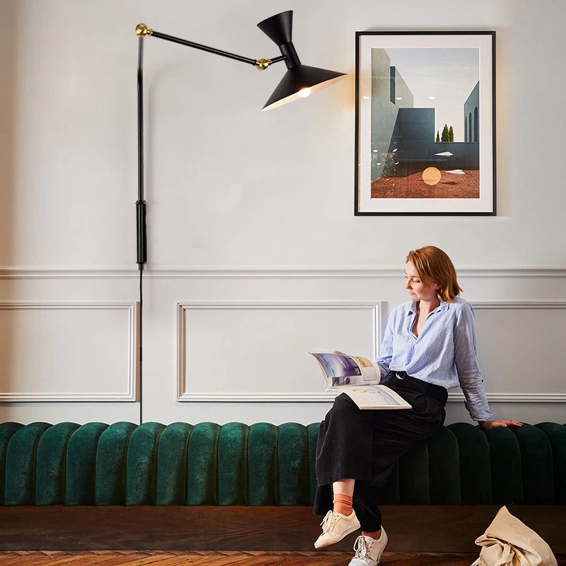 Creative nordic-style adjustable modern loft lamp