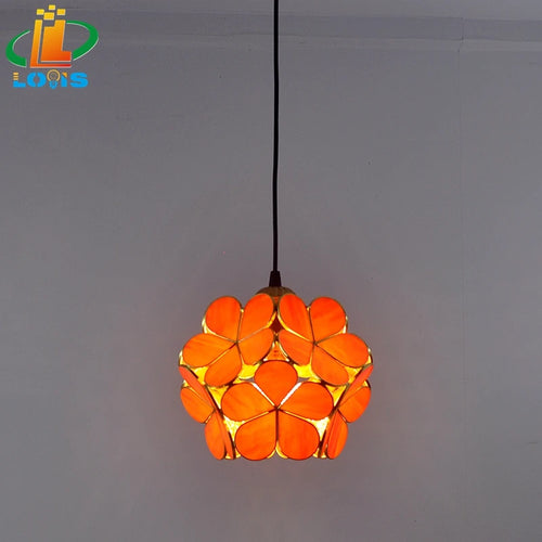 Nordic style glass petal lamp for interior decoration - vue 15 sur 18