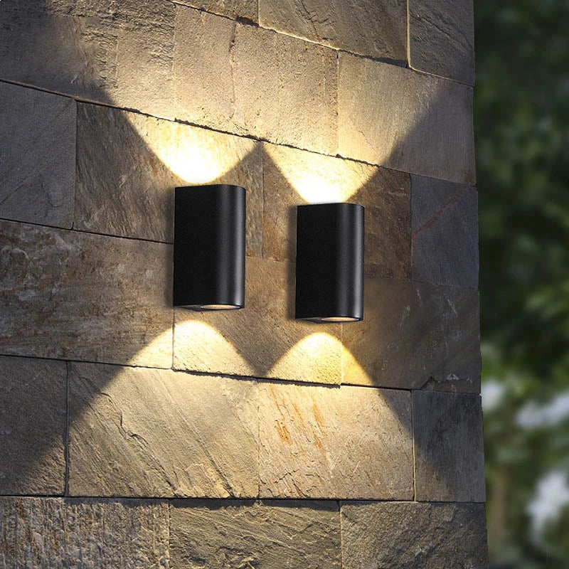 Waterproof outdoor wall light for garden, hotel, villa