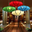 Chinese fabric chandelier for restaurants and hotels