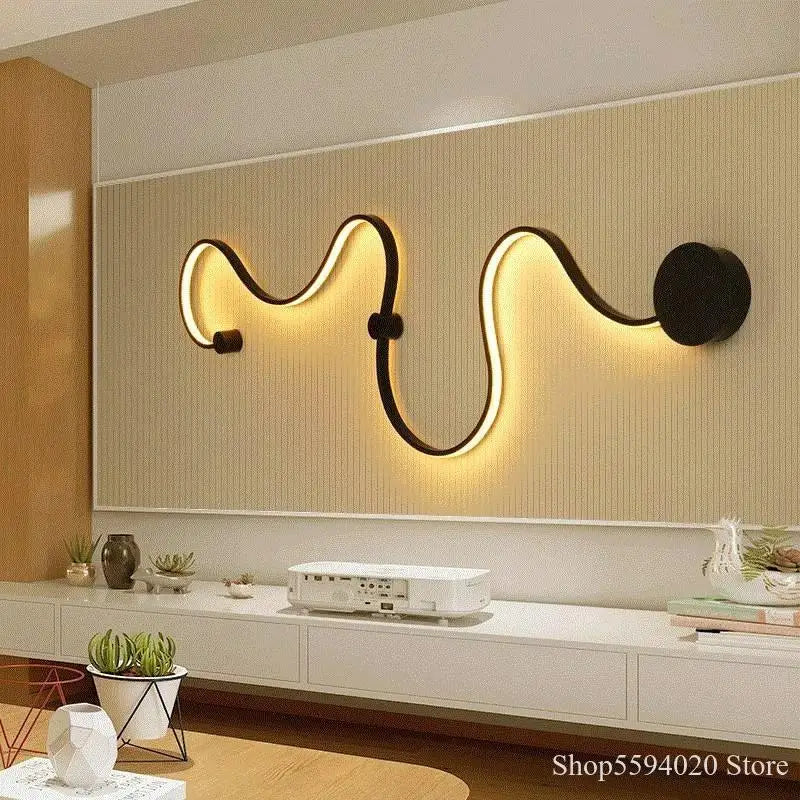 Modern LED wall light for elegant interior decor