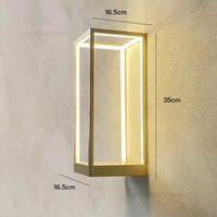 Modern LED wall light cube creative wall decoration