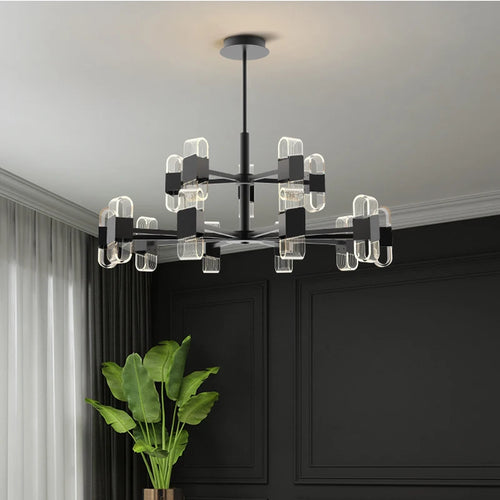Luxury designer chandelier for elegant Nordic lighting - vue 2 sur 17