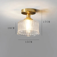Modern copper ceiling light for unique interiors